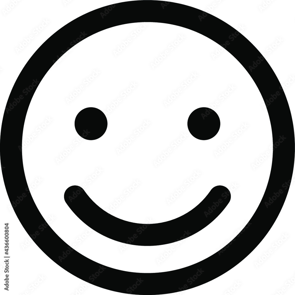 smile line icon. Face, good, happy, satisfaction, satisfied icon vector eps smile line icon. Face, good, happy, satisfaction, satisfied icon vector eps