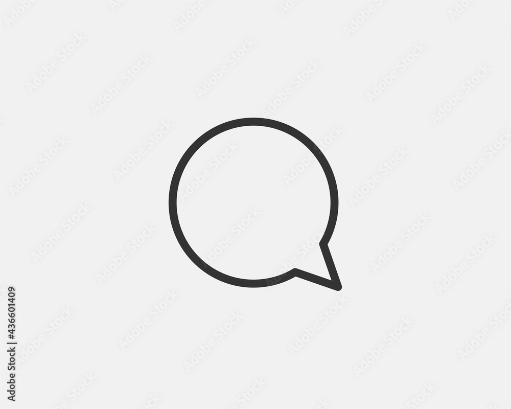 Chat icon vector design element. Talk bubble speech sign. Dialogue balloon. Chat icon vector design element. Talk bubble speech sign. Dialogue balloon.