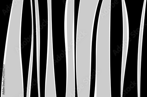 Peinture abstraite en gris, noir et blanc