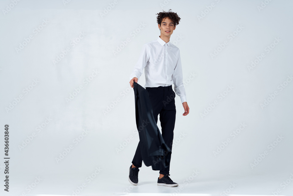business man jacket studio light background fashion executive business man jacket studio light background fashion executive