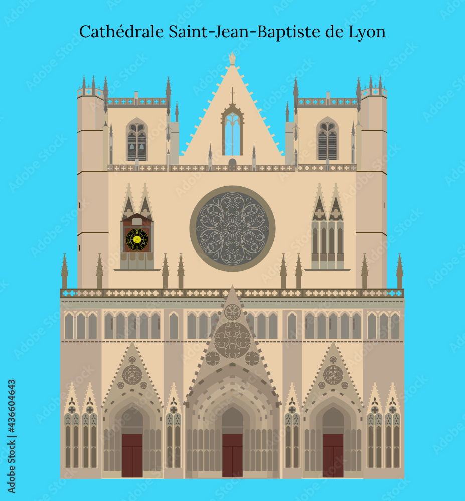 Cathédrale Saint-Jean-Baptiste de Lyon, France
Lyon Cathedral