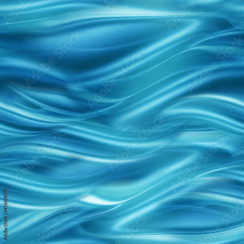 Seamless blue water background