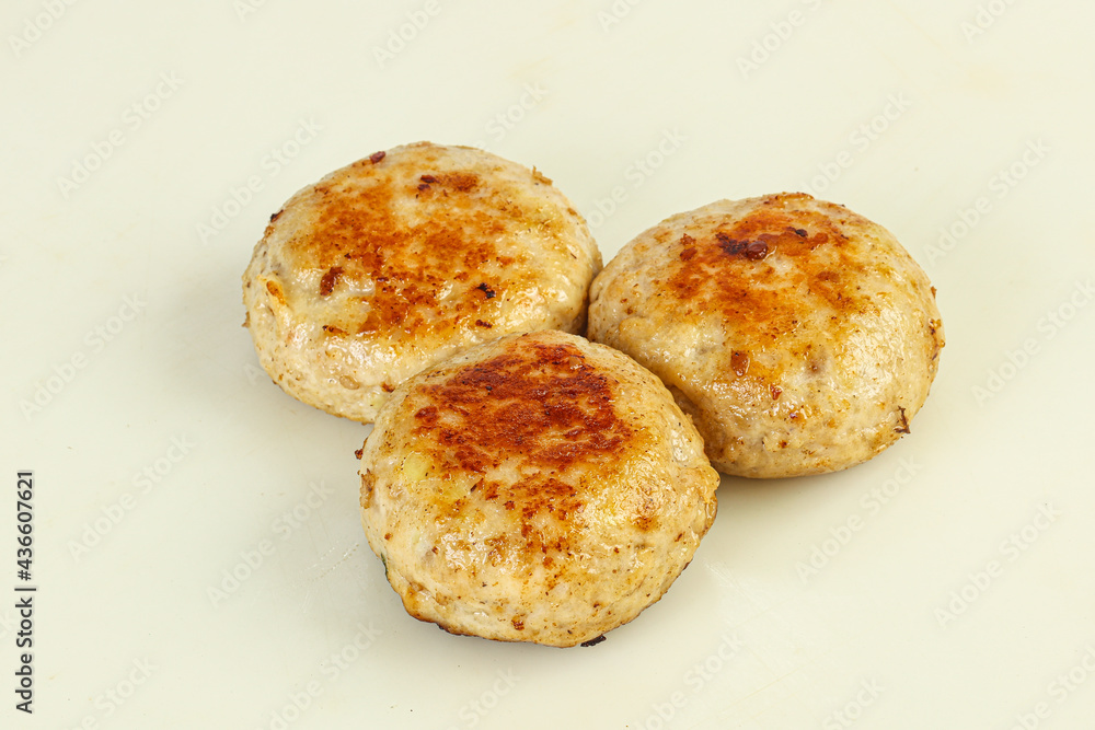 Homemade roasted cutlet minced meat Homemade roasted cutlet minced meat