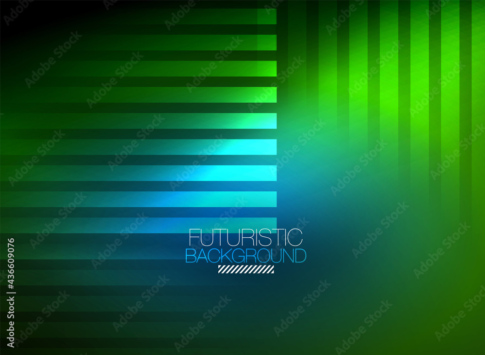 Bright neon color techno abstract background, shiny glowing neon lines in the dark background Bright neon color techno abstract background, shiny glowing neon lines in the dark background