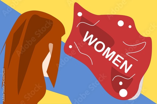 women looking at the board aside