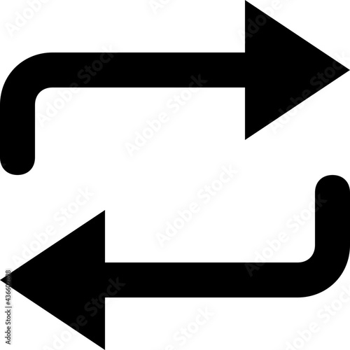 Sync Vector Solid Icon