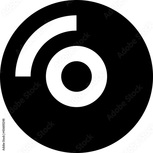 Cd Vector Solid Icon