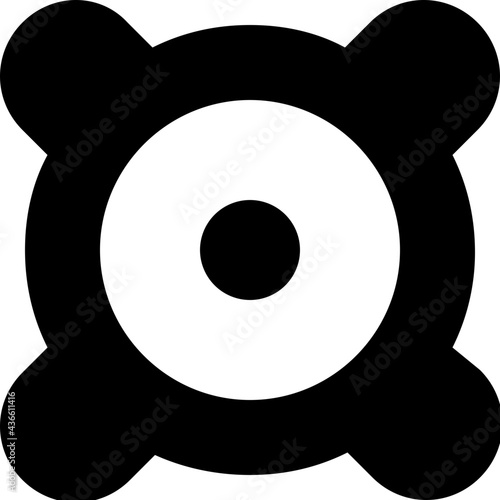 Speaker Vector Solid Icon