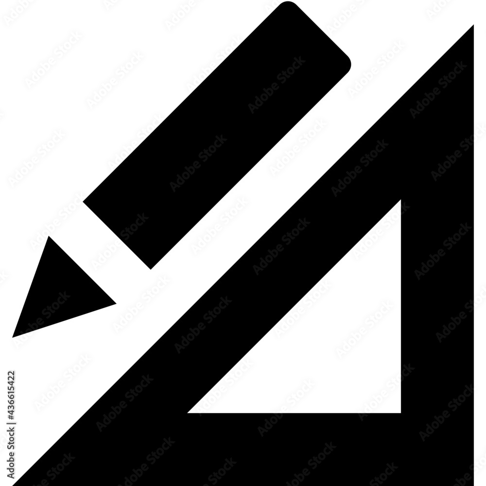 Degree Square Glyph Vector Icon Degree Square Glyph Vector Icon