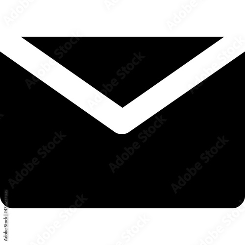 Inbox Glyph Glyph Vector Icon