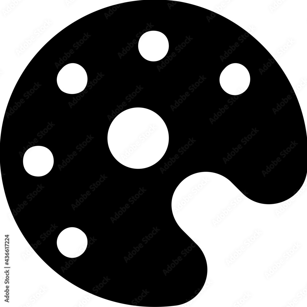 Painting Glyph Glyph Vector Icon Painting Glyph Glyph Vector Icon