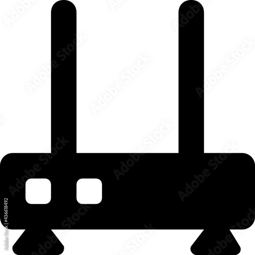 Modem Glyph Vector Icon
