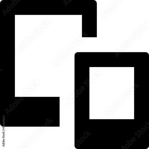 Adaptive Glyph Vector Icon
