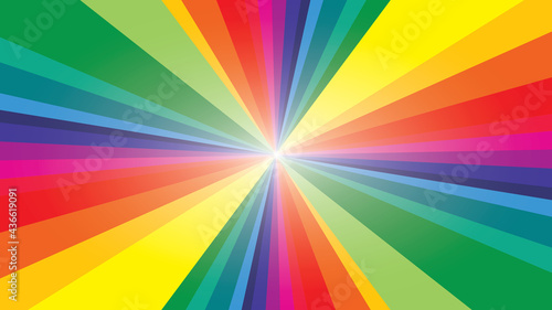 Colorful burst background with rays from the center, entertainment and celebrations concept.