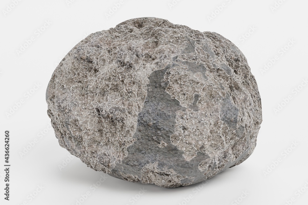 Realistic 3D Render of Rock Stone Realistic 3D Render of Rock Stone