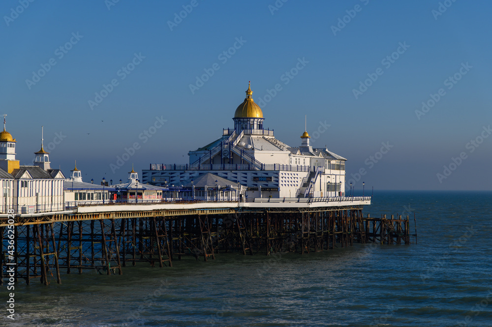 Fototapeta premium Eastbourne pier in winter sun