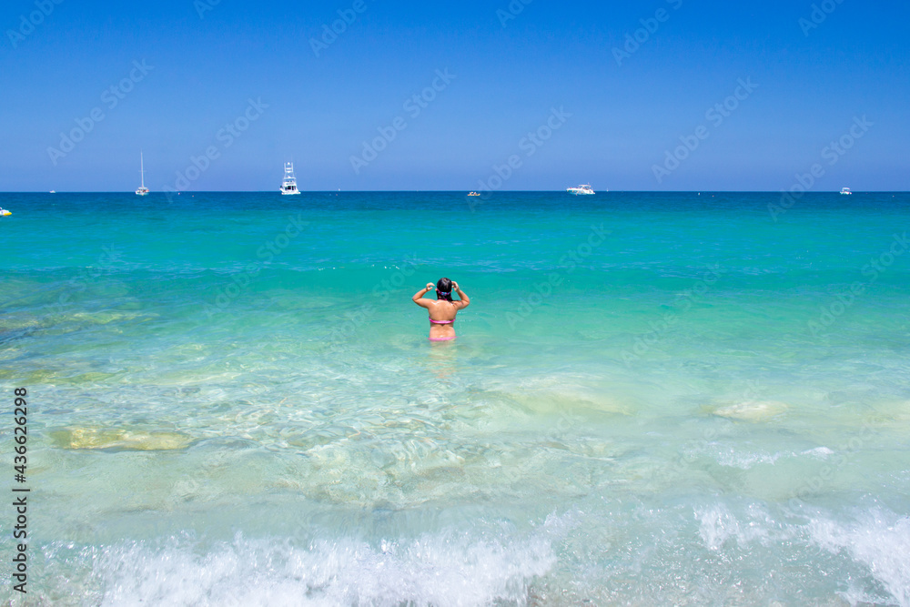 Portonovo beach-Sirolo, Monte Conero, Ancona, Marche, Italy, Europe. Portonovo beach-Sirolo, Monte Conero, Ancona, Marche, Italy, Europe.