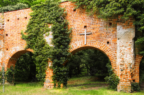 The ruins from Monastery Himmelpfort, federal state Brandenburg - Germany photo