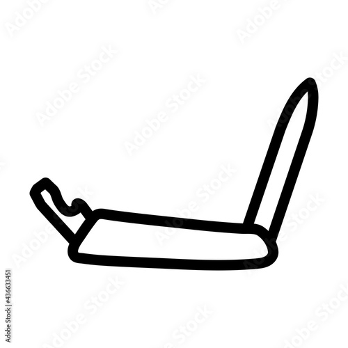 Icon Of Folding Penknife
