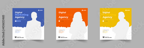 Digital marketing social media post