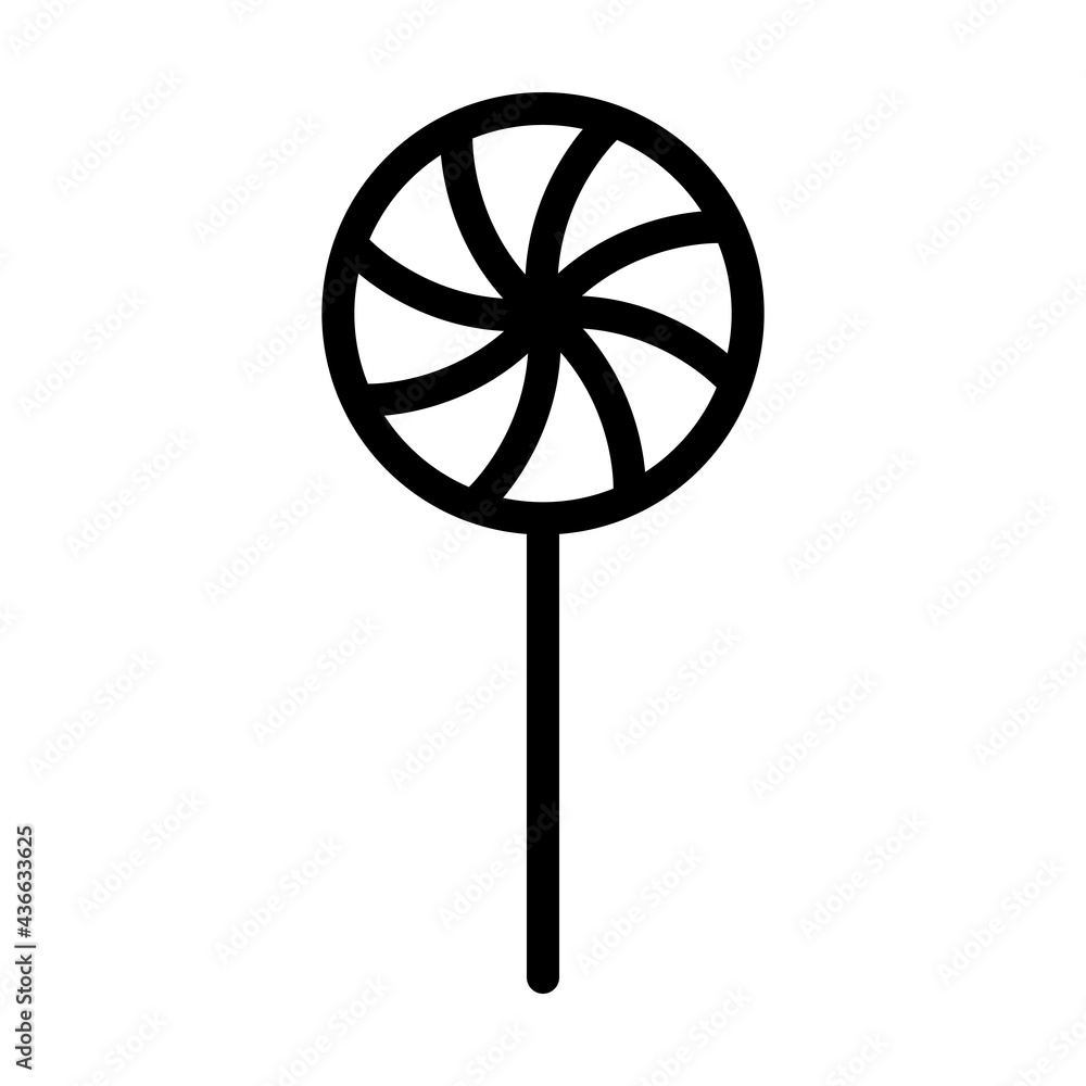 Obraz premium Stick Candy Icon