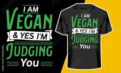 I'm Vegan, vegan t shirt design, T shirt Design Idea
