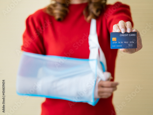 Fotografie Accident is unexpected in life