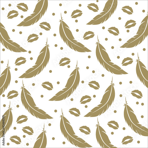 feather pattern background 