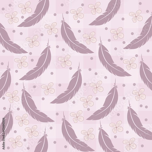 feather pattern background 