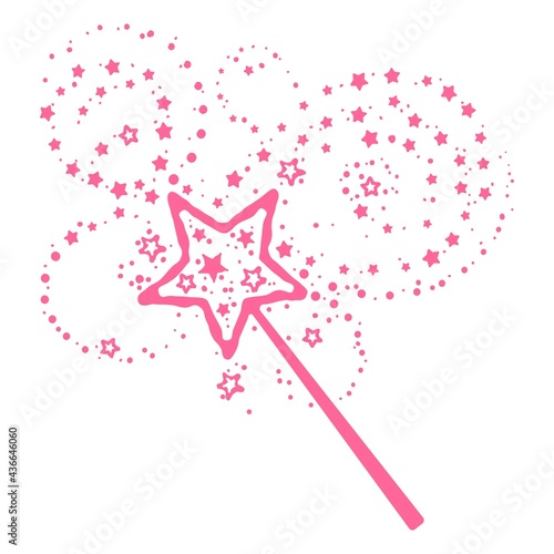 Princess pink magician wand