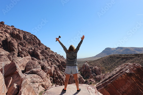Woman posing at Red Rock Las Vegas
