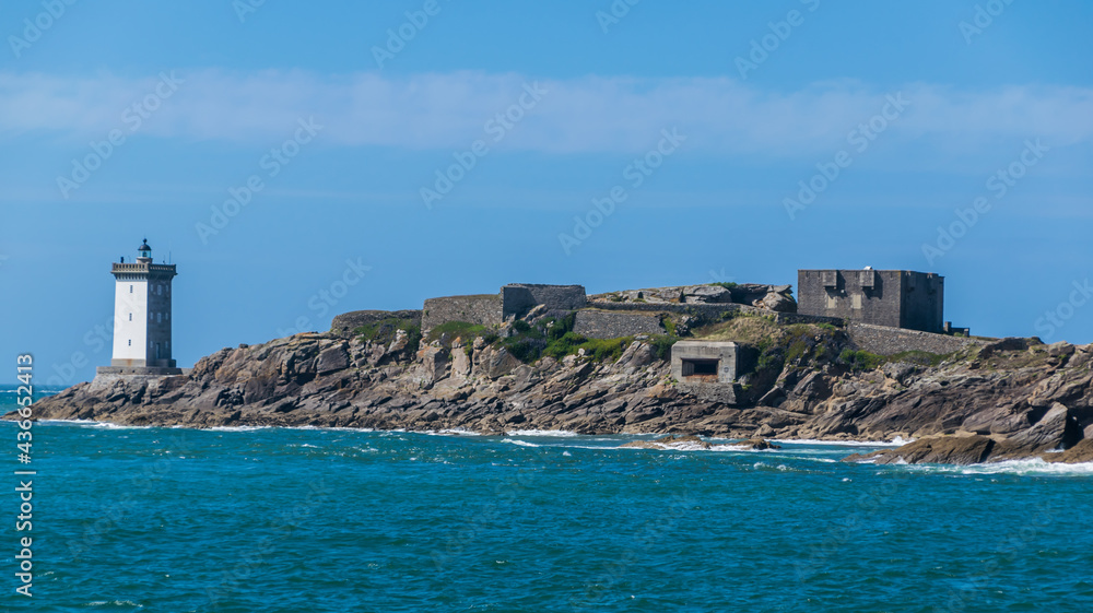 Le Conquet, commune du littorale dans le Finistère en Bretagne, France.	
