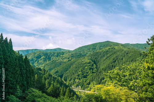 初夏の檜原村　山　風景 © Nao