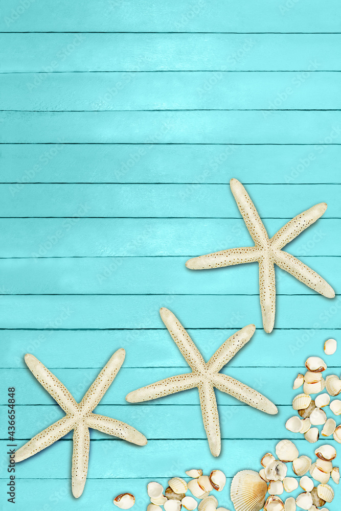 Aquamarine, turquoise, blue boards. Summer, spring background. Pier, beach, marine. Copy space Aquamarine, turquoise, blue boards. Summer, spring background. Pier, beach, marine. Copy space