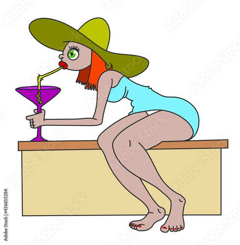 Boire un cocktail en terrasse