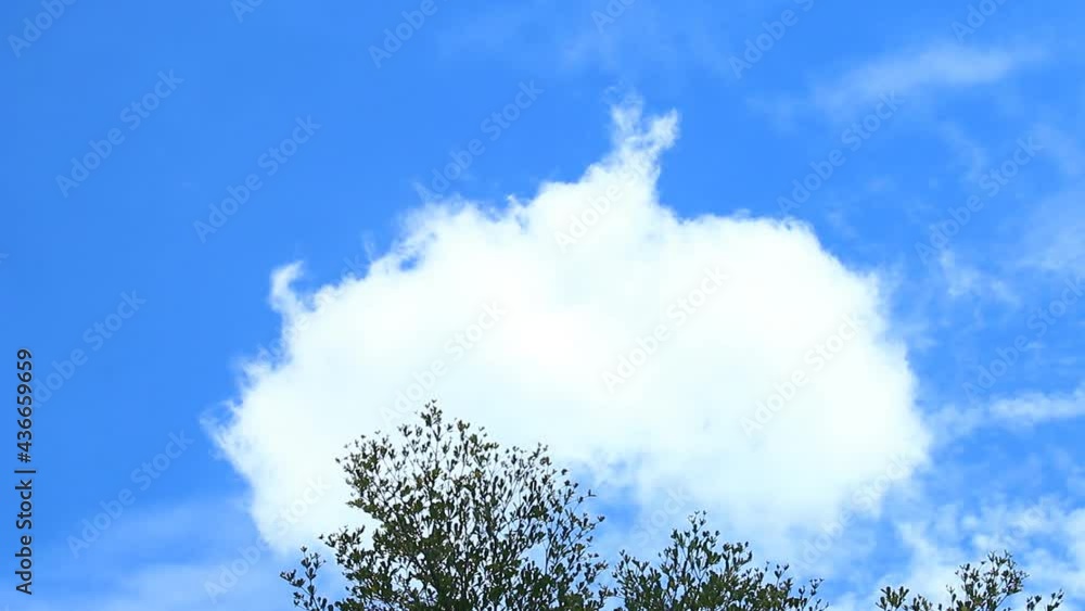 cloud moving in the sky, Chiangmai Thailand cloud moving in the sky, Chiangmai Thailand