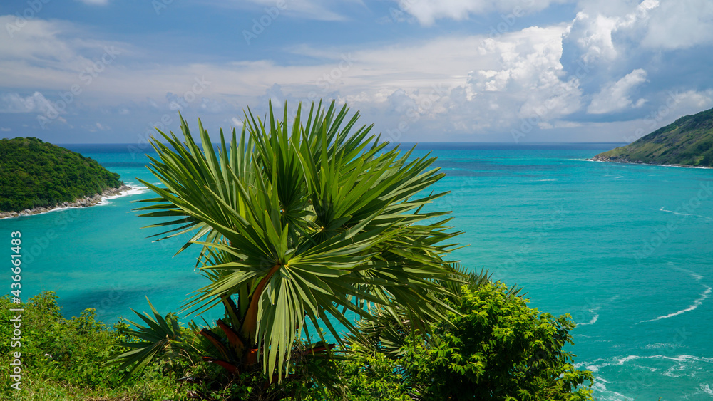 Yanui and Nai Harn Beach on Phuket Island in Thailand