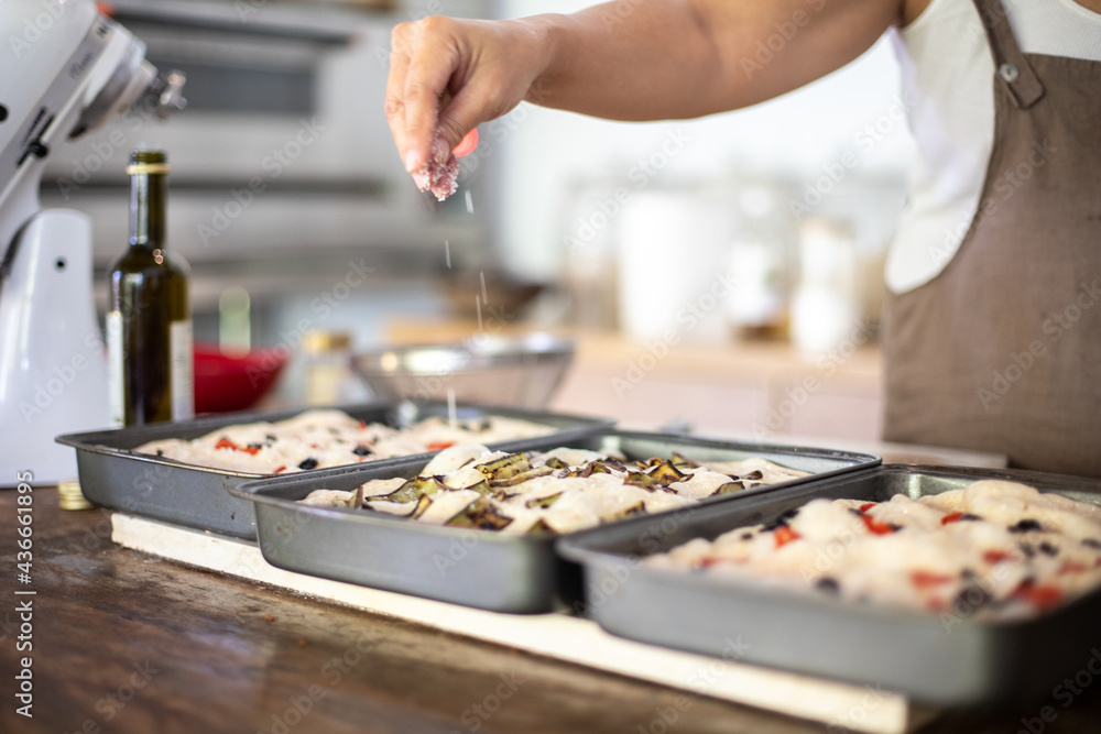 Making Focaccia