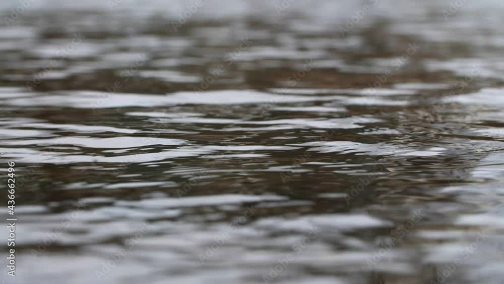 Water surface close up. Waves with shalow depth of field, slow motion. Water surface close up. Waves with shalow depth of field, slow motion.