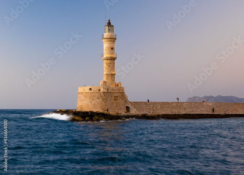 Chania's lighthouse reminds of a bygone era