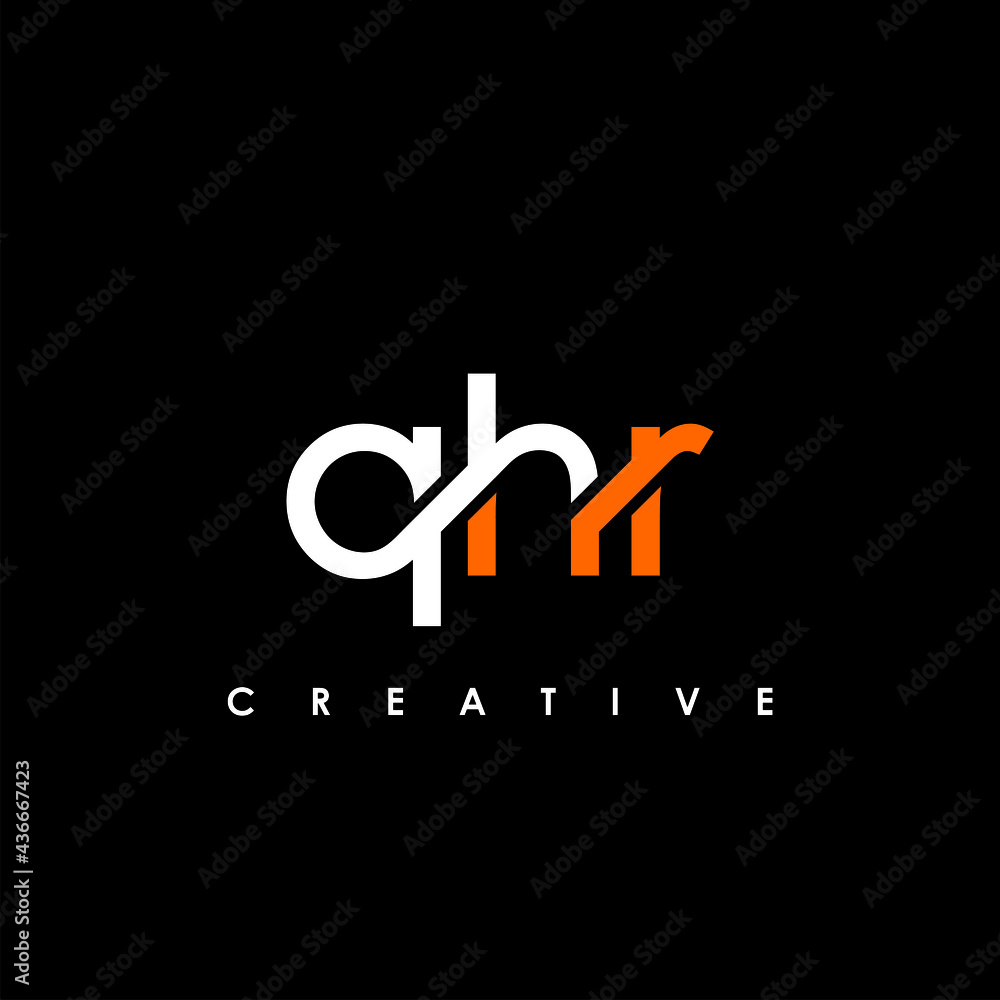 QHR Letter Initial Logo Design Template Vector Illustration QHR Letter Initial Logo Design Template Vector Illustration