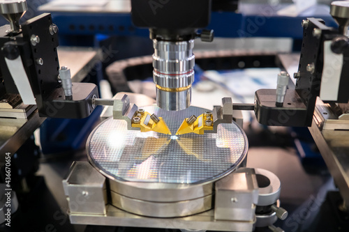 Manufacture of chips on a p...