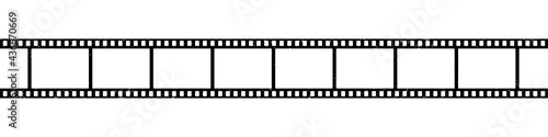 Film strip with grunge effect
