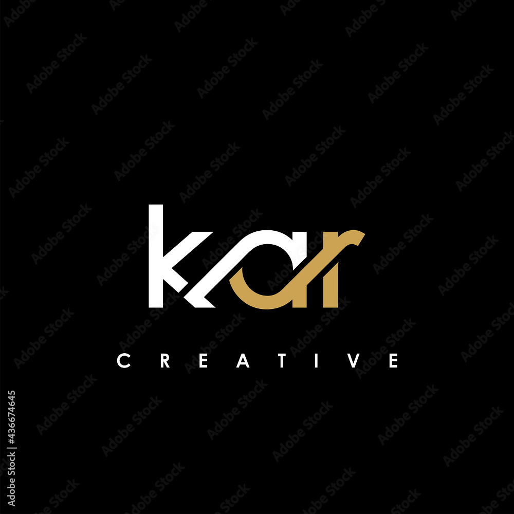 Vektorová grafika „KAR Letter Initial Logo Design Template Vector  Illustration“ ze služby Stock | Adobe Stock