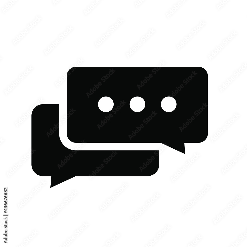 Hand drawn chat icon isolated on white. Vector illustration. Social media concept. Hand drawn chat icon isolated on white. Vector illustration. Social media concept.