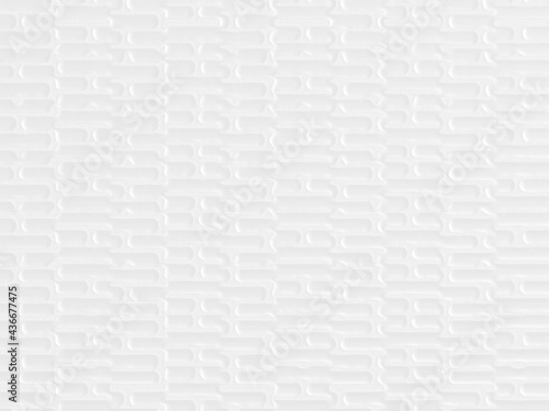 abstract clean white texture wall 3d rendering  relief surface as brick  cement  concrete  plaster  paper or plastic background for text space creative design artwork.
