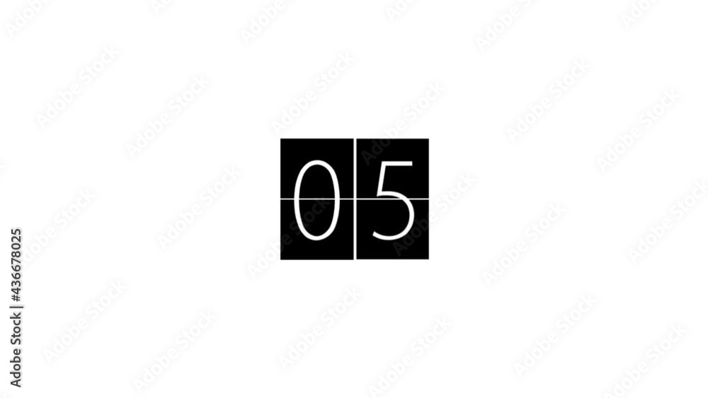 Digital timer counter 00 to 10 (full HD 1920x1080 30fps). Digital timer counter 00 to 10 (full HD 1920x1080 30fps).