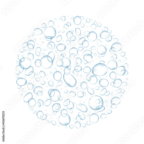Hyaluronic acid background.
