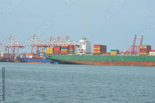 container cargo freight ship