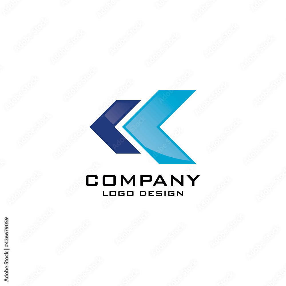 Modern K Company Logo Design Vector Modern K Company Logo Design Vector